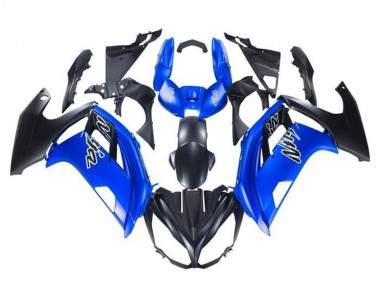 Online Azul Negro Mate Carenado Moto Kawasaki Ninja 650 EX650 2012-2016