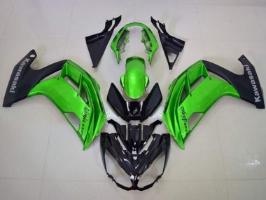 Online Verde Negro Mate Carenado Moto Kawasaki Ninja 650 EX650 2012-2016