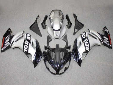 Online Plata Negro Repsol Carenado Moto Kawasaki Ninja 650 EX650 2012-2016