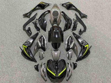 Online Negro Gris Amarillo Carenado Moto Kawasaki Z1000 2014-2019