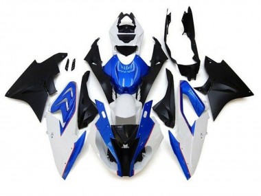 Online Blanco Azul Negro Mate Carenado Moto BMW S1000RR 2015-2016