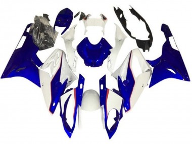 Online Blanco Azul Rojo Pinstripe Carenado Moto BMW S1000RR 2017-2018