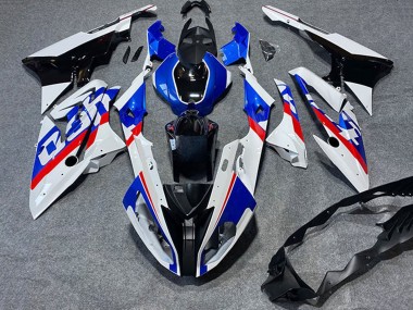 Online Blanco Azul Rojo Negro Brillante Carenado Moto BMW S1000RR 2017-2018