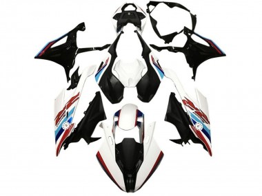 Online Blanco Azul Rojo Azul Claro Carenado Moto BMW S1000RR 2019-2022