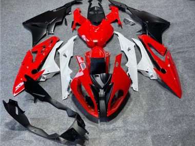 Online Rojo Blanco Negro Mate Carenado Moto BMW S1000RR 2019-2022