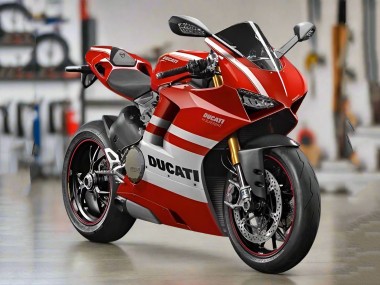 Online Blanco Rojo Raya Carenado Moto Ducati Panigale V4 V4S 2018-2019