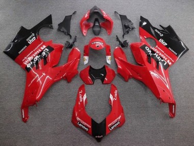 Online Rojo Negro Brillante Lenovo Carenado Moto Ducati Panigale V4 V4S 2020-2021