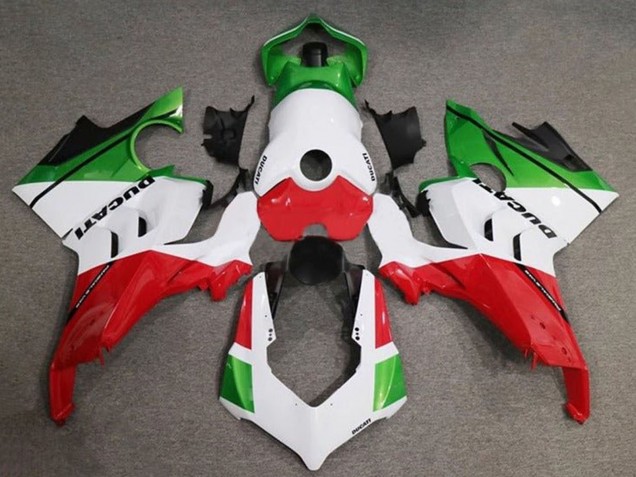 Online Blanco Rojo Verde Negro Carenado Moto Ducati Panigale V4 V4S 2020-2021