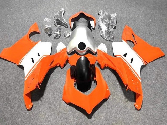 Online Blanco Plata Naranja Carenado Moto Ducati Panigale V4 V4S 2020-2021