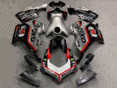 Online Plata Blanco Rojo Negro FibraCarbono Estilo Carenado Moto Ducati Panigale V4 V4S 2020-2021