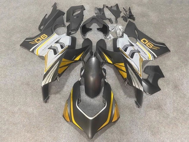 Online Blanco Oro Negro Mate Carenado Moto Ducati Panigale V4 V4S 2020-2021