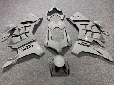 Online Gris Negro Brillante Carenado Moto Ducati Panigale V4 V4S 2020-2021