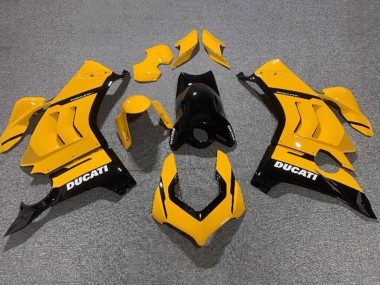 Online Amarillo Negro Brillante Carenado Moto Ducati Panigale V4 V4S 2020-2021
