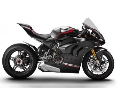 Online Plata Rojo Negro Brillante Corse Carenado Moto Ducati Panigale V4 V4S 2020-2021