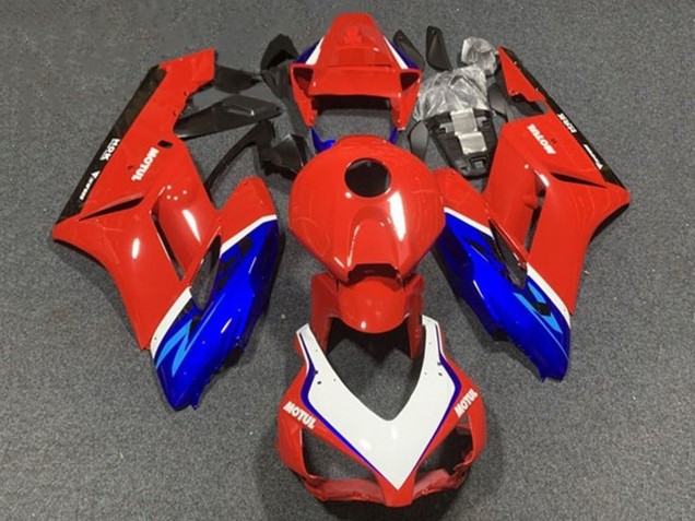 Online Blanco Rojo Azul Motul Carenado Moto Honda CBR1000RR 2004-2005