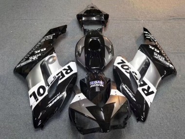 Online Plata Blanco Negro Brillante Repsol Carenados Moto Honda CBR1000RR 2004-2005