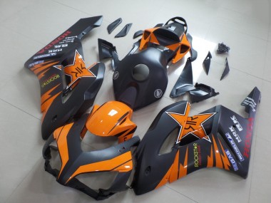 Online Naranja Negro Mate Rockstar Carenado Moto Honda CBR1000RR 2004-2005