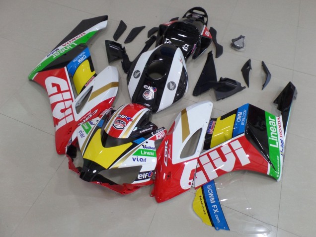 Online Blanco Rojo Negro Amarillo Verde Givi Carenado Moto Honda CBR1000RR 2004-2005
