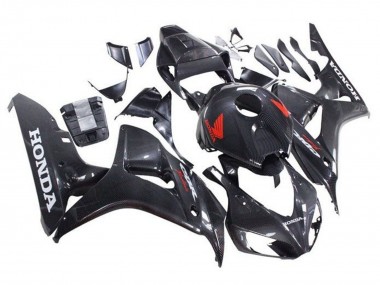 Online Falso FibraCarbono Rojo Blanco Carenado Moto Honda CBR1000RR 2006-2007