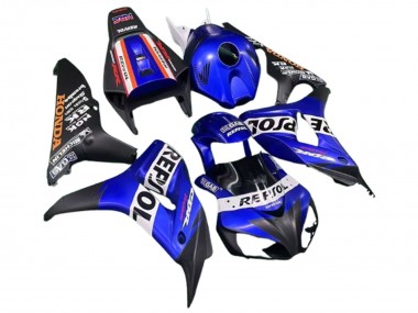 Online Azul Blanco Rojo Negro Mate Repsol Carenado Moto Honda CBR1000RR 2006-2007