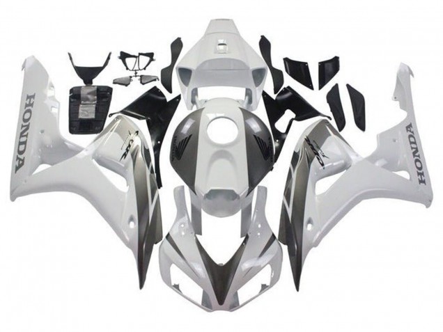 Online Blanco Gris Carenado Moto Honda CBR1000RR 2006-2007
