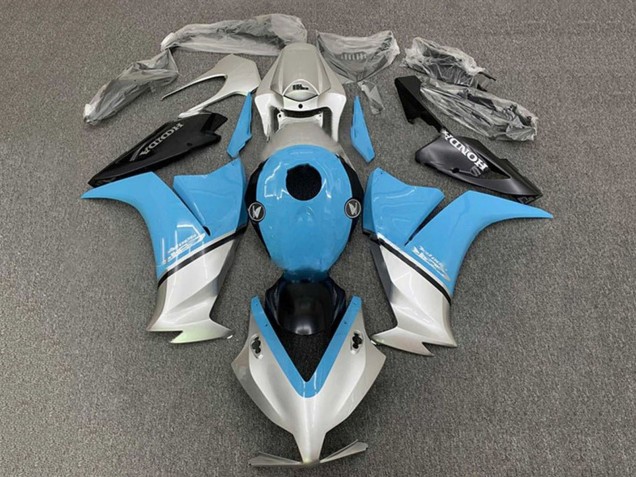 Online Azul Claro Plata Negro Carenado Moto Honda CBR1000RR 2012-2016