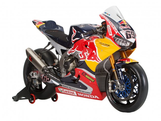 Online Rojo Amarillo Blanco Negro Rojo Bull Hayden Carenado Moto Honda CBR1000RR 2017-2023