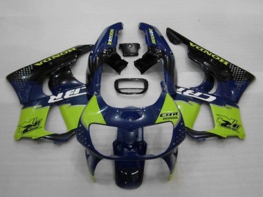Online Azul Verde Negro Brillante Carenado Moto Honda CBR900RR 893 1994-1995