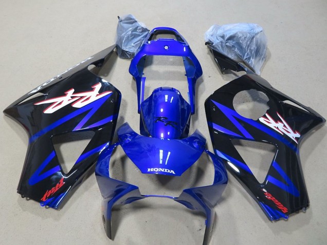 Online Azul Negro Brillante Carenados Moto Honda CBR900RR 954 2002-2003
