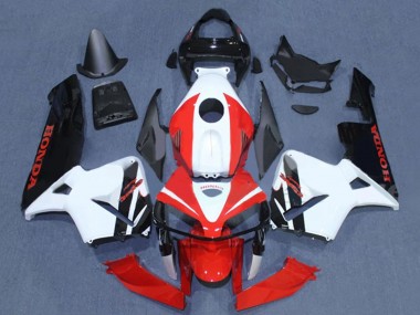 Online Negro Blanco Rojo Carenado Moto Honda CBR600RR 2005-2006