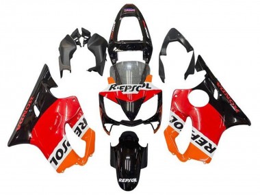 Online Naranja Blanco Rojo Negro Brillante Repsol Carenados Moto Honda CBR600 F4i 2001-2003