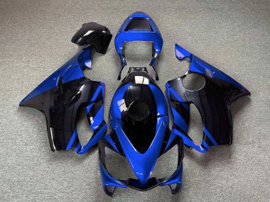 Online Azul Negro Brillante Carenado Moto Honda CBR600 F4i 2001-2003
