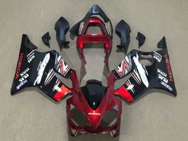 Online Rojo Caramelo Negro Brillante Carenado Moto Honda CBR600 F4i 2001-2003