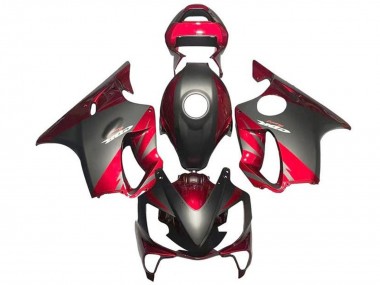 Online Rojo Negro Mate Carenado Moto Honda CBR600 F4i 2001-2003