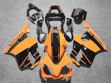 Online Naranja Negro Brillante Raya Carenado Moto Honda CBR600 F4i 2001-2003