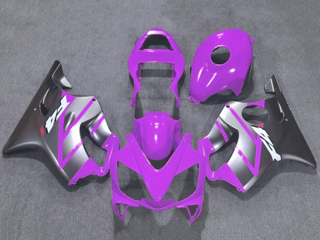 Online Plata Púrpura Claro Carenado Moto Honda CBR600 F4i 2001-2003