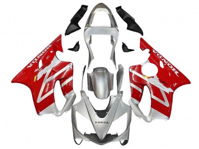 Online Plata Rojo Carenado Moto Honda CBR600 F4i 2001-2003