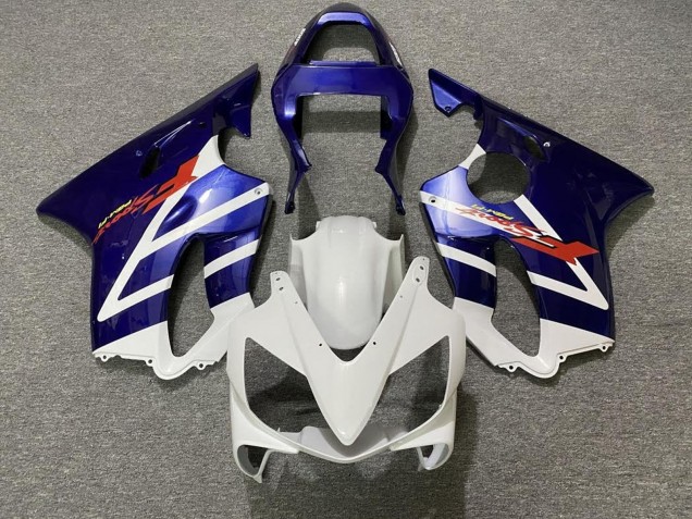 Online Blanco Azul Raya Carenado Moto Honda CBR600 F4i 2001-2003