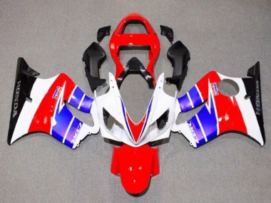 Online Blanco Rojo Azul Negro Carenado Moto Honda CBR600 F4i 2001-2003