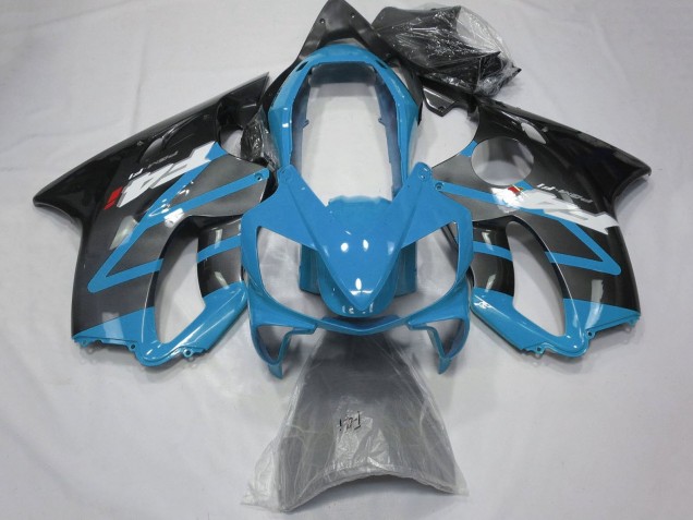 Online Azul Claro Gris Negro Brillante Carenado Moto Honda CBR600 F4i 2004-2007