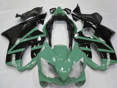 Online Moss Verde Negro Brillante Carenado Moto Honda CBR600 F4i 2004-2007
