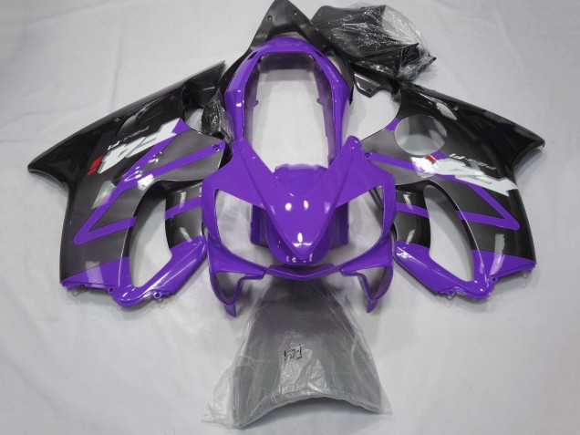 Online Púrpura Gris Negro Brillante Carenado Moto Honda CBR600 F4i 2004-2007