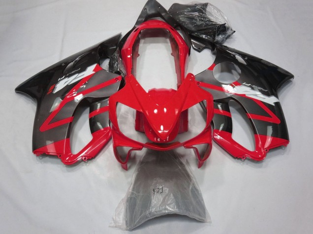 Online Rojo Gris Negro Brillante Carenado Moto Honda CBR600 F4i 2004-2007