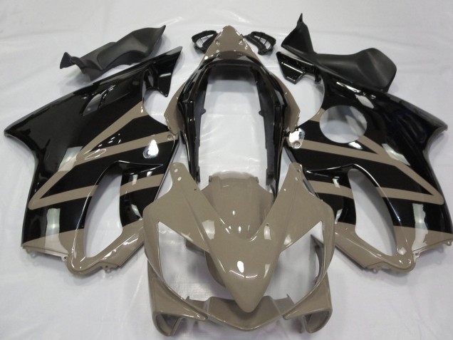 Online Marrón Topo Negro Brillante Carenado Moto Honda CBR600 F4i 2004-2007