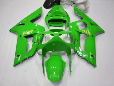 Online Verde Oro Calcomanía Carenado Moto Kawasaki ZX6R 2003-2004
