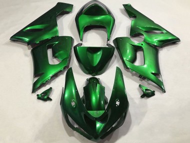 Online Verde Caramelo Carenado Moto Kawasaki ZX6R 2005-2006
