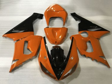 Online Naranja Negro Carenado Moto Kawasaki ZX6R 2005-2006