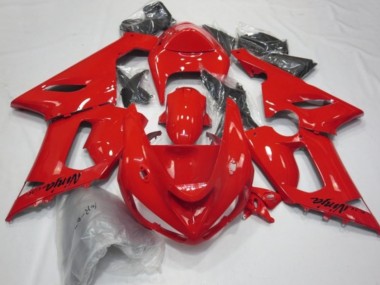 Online Rojo Carenado Moto Kawasaki ZX6R 2005-2006