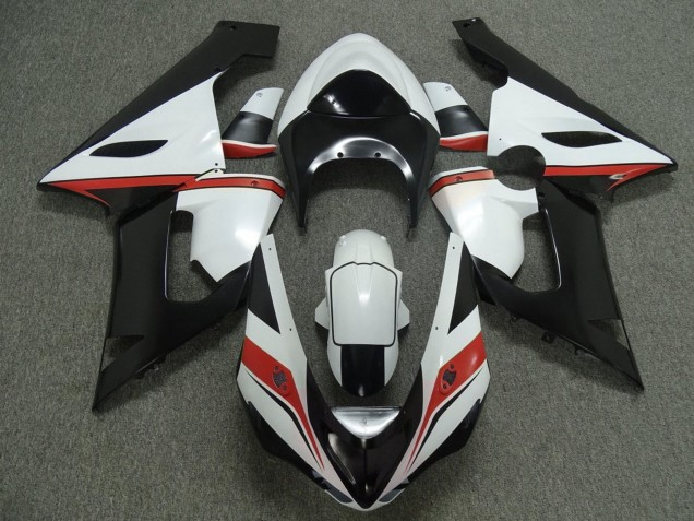 Online Blanco Negro Rojo Carenado Moto Kawasaki ZX6R 2005-2006