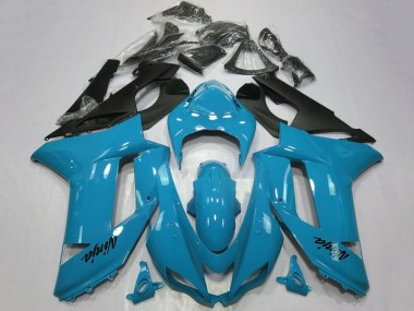 Online Azul Negro Carenado Moto Kawasaki ZX6R 2007-2008